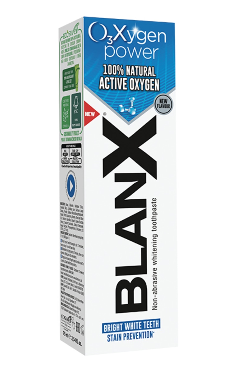BLANX BLANX O3X balinoša zobu pasta, 75ml 75 ml