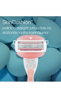 GILLETTE Comfortglide Spa Breeze sieviešu skuveklis + 4 kasetnes