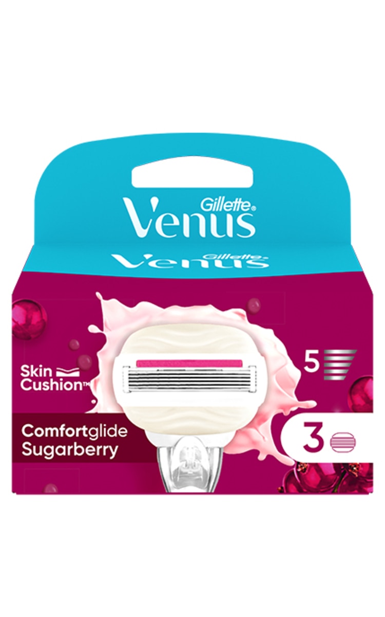 GILLETTE GILLETTE Venus Sugarberry сменные касеты для бритвы, 3шт.