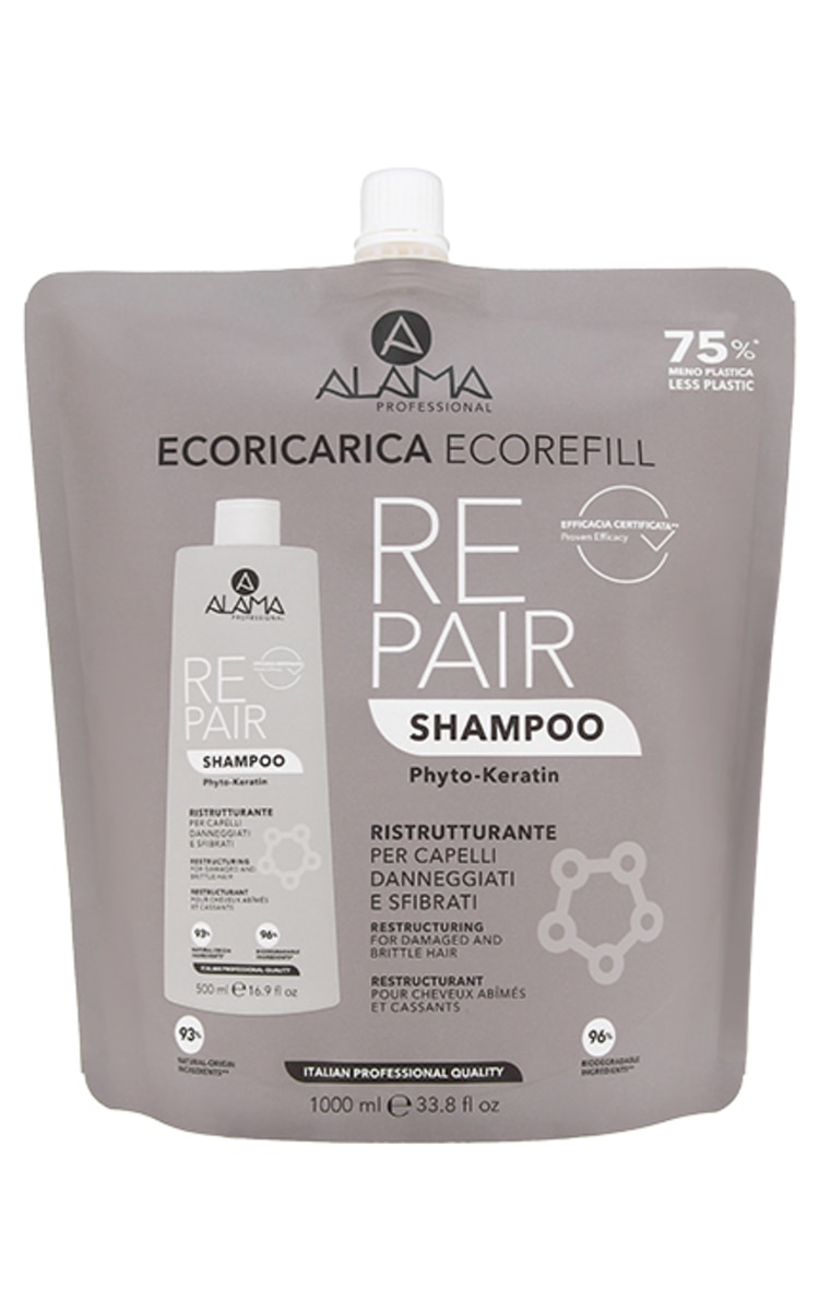 ALAMA ALAMA Professional Repair Keratin struktūru atjaunojošs šampūns, 1000ml 1000 ml