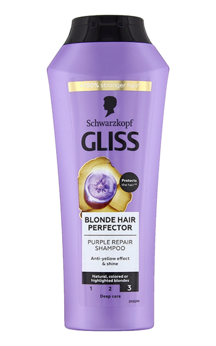 GLISS GLISS Blonde Perfector восстанавливающий фиолетовый шампунь, 250мл 250 мл