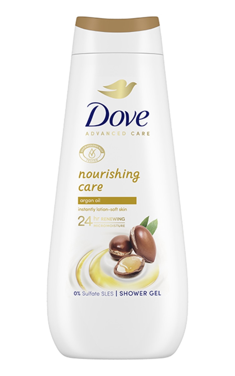 DOVE DOVE Nourishing Care Argan Oil dušas želeja, 400ml 400 ml