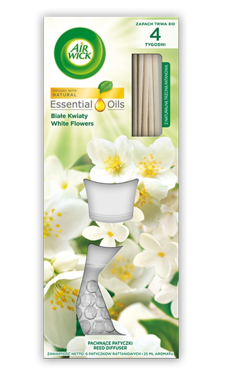 AIR WICK AIR WICK White Flowers aromātiskie kociņi, 25ml 25 ml