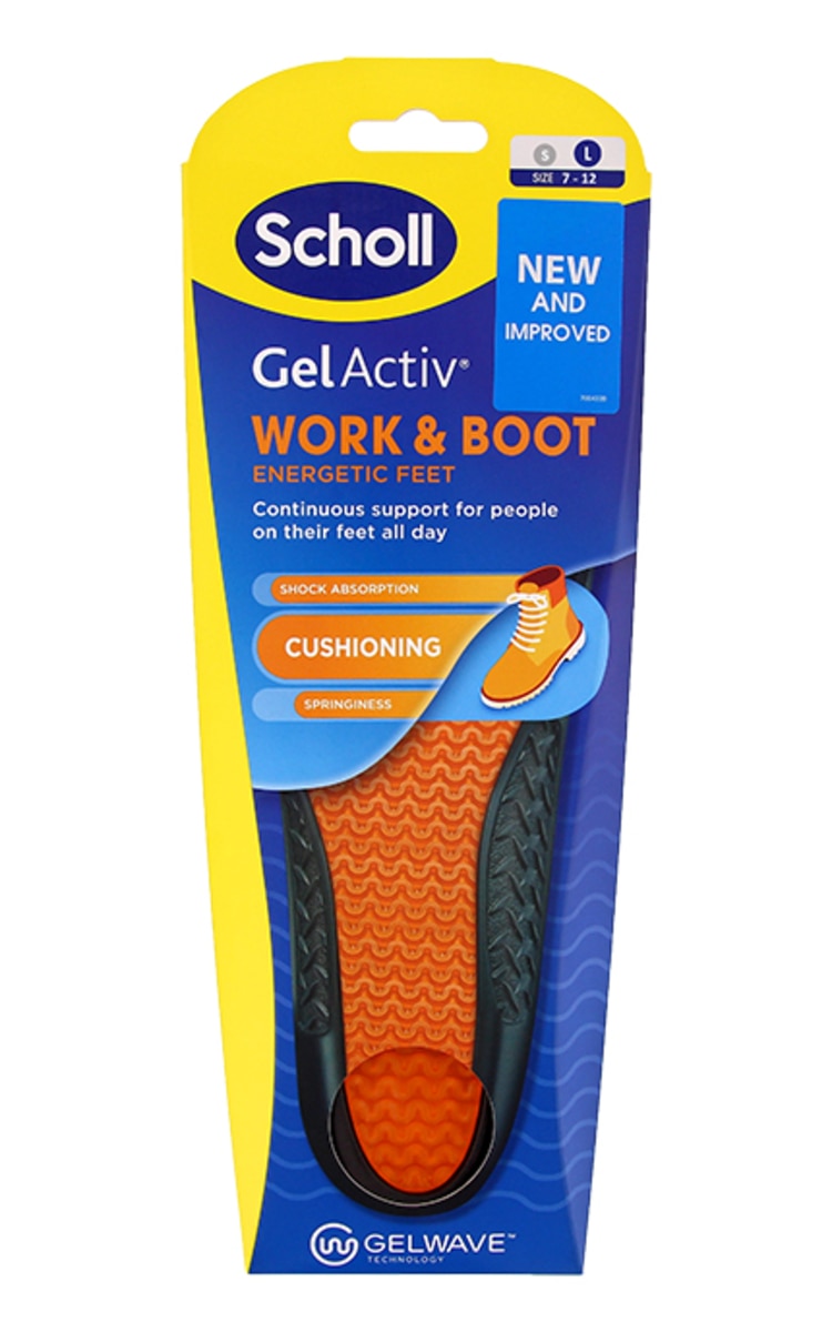 SCHOLL SCHOLL Work&Boot GelActiv™ gela zolītes apaviem, 1pāris 1 gab.