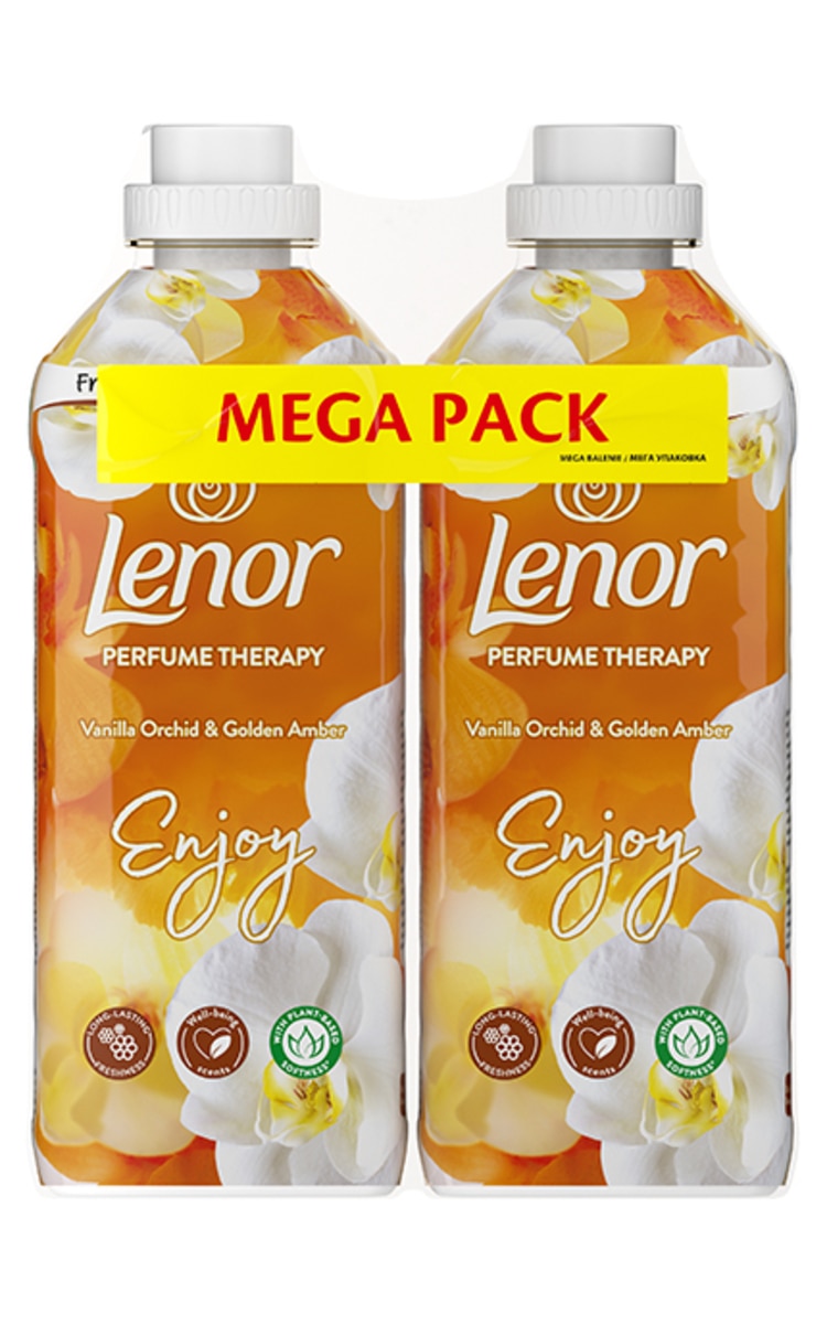 LENOR LENOR Enjoy Vanilla Orchid&Golden Amber veļas mīkstinātājs, 2x925ml 1850 ml