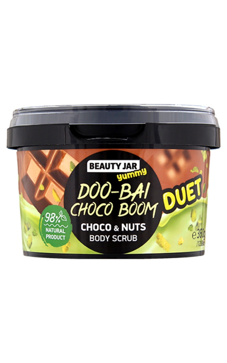 BEAUTY JAR BEAUTY JAR YUMMY скраб для тела DOO-BAI CHOCO BOOM, 360г