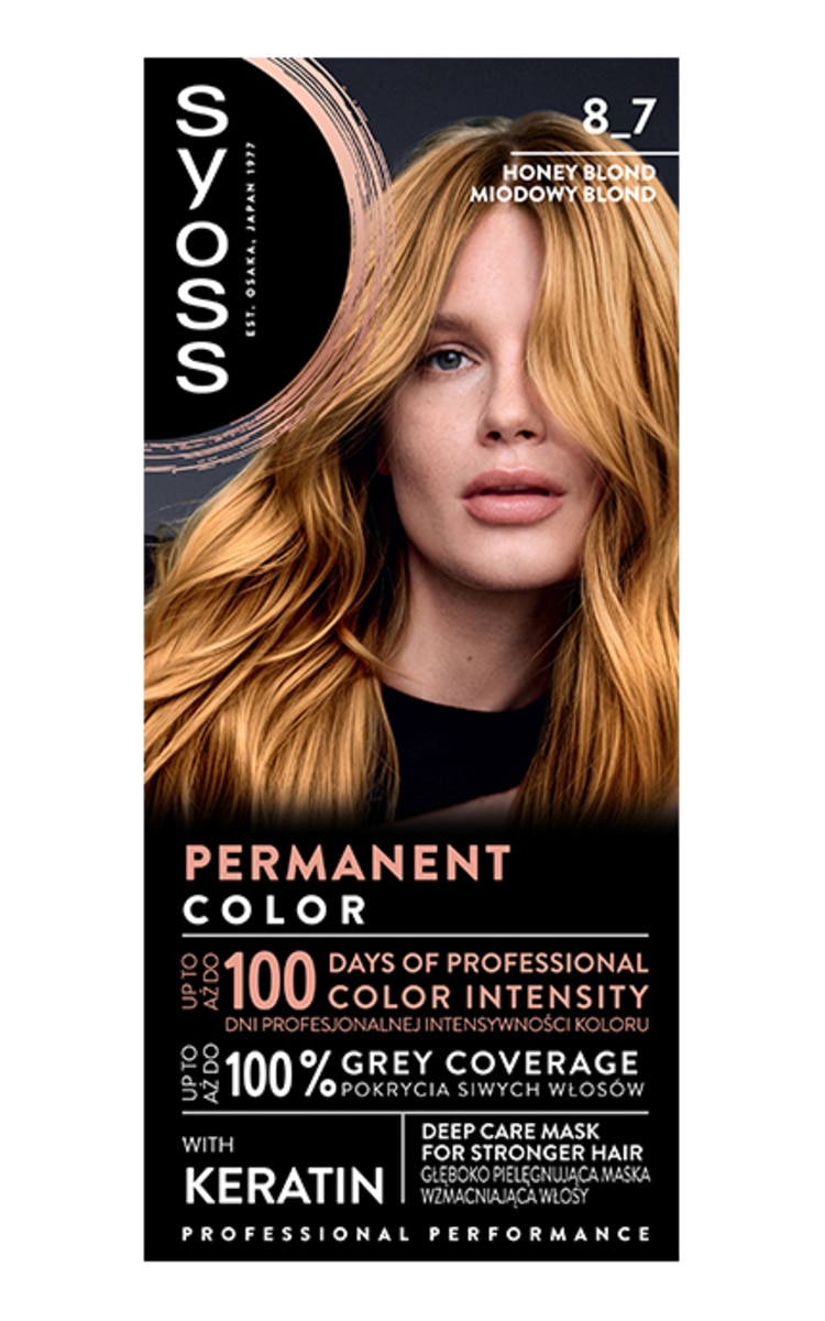 SYOSS SYOSS Kраска для волос, 8-7 Honey Blond 1 шт