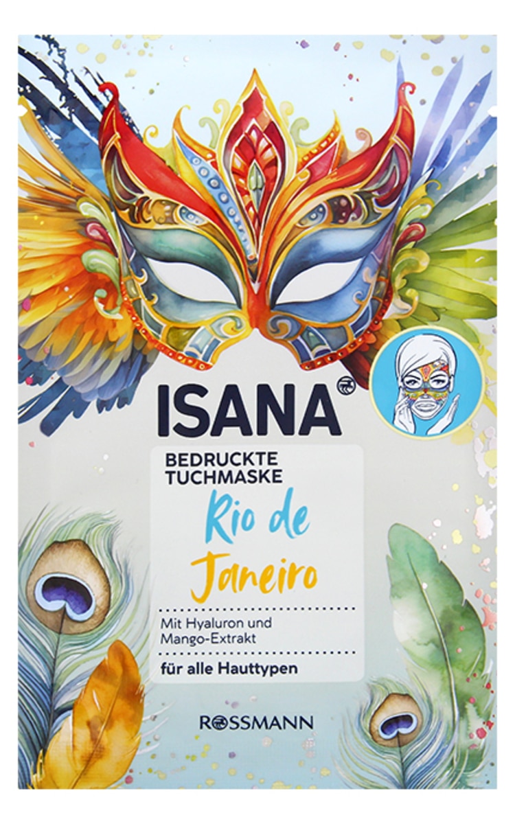 ISANA ISANA Rio de Janeiro auduma sejas maska, 1gab.