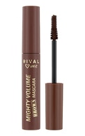 RIVAL LOVES ME Mighty Volume skropstu tuša, 02 Brown, 10ml