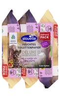 ALOUETTE Deluxe влажная туалетная бумага с ароматом дыни, 3x50шт.