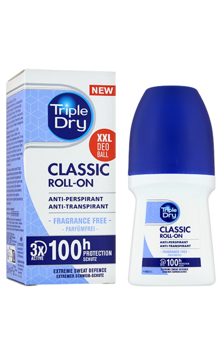 TRIPLE DRY TRIPLE DRY Classic antiperspirants - rullītis, 50ml