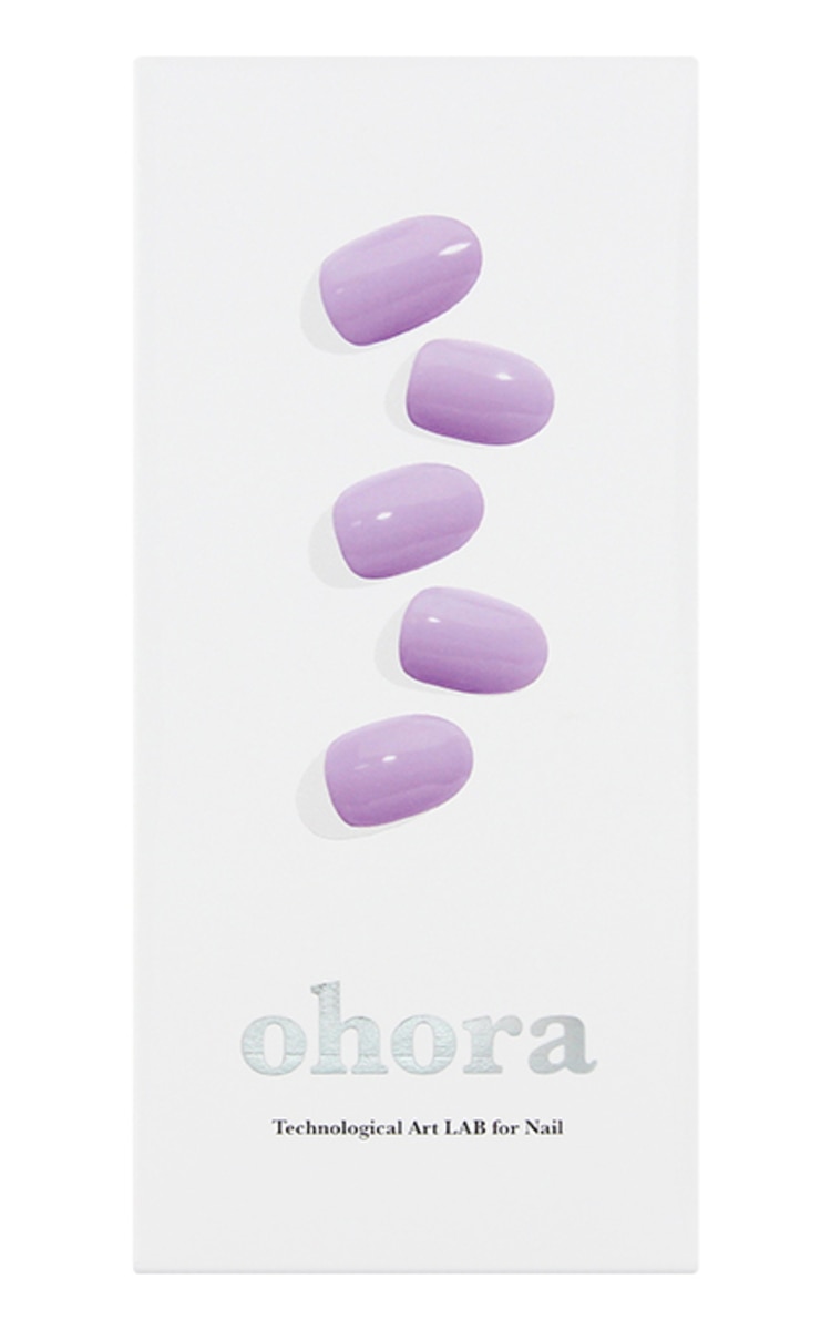 OHORA OHORA Semi Cured Gel Nail Strips (N Blueberry Jam) набор гелевых наклеек для маникюра, 30 наклеек