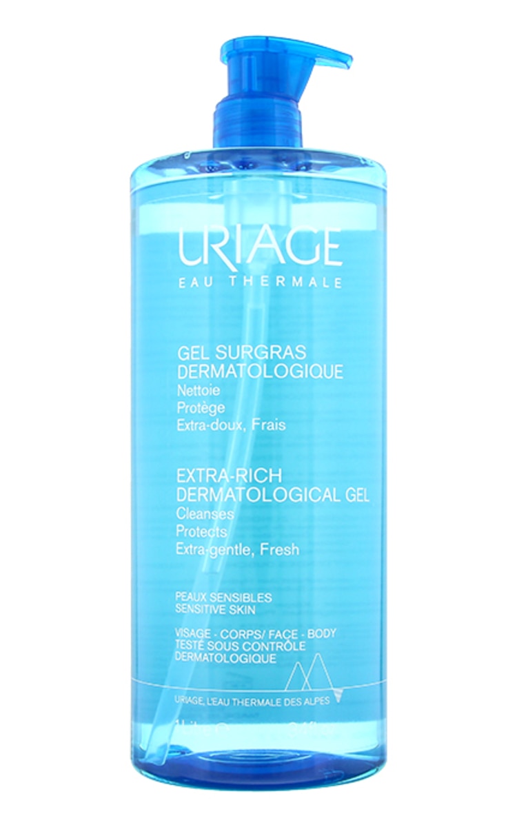 URIAGE URIAGE Dermatological Extra-Rich attīrošs gels, 1000ml