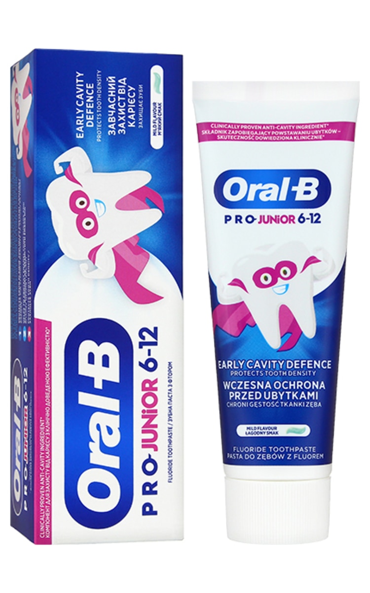 ORAL B ORAL-B Junior 6+ зубная паста, 75мл 75 мл