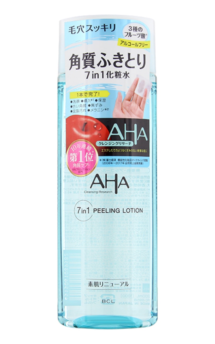 BCL BCL AHA Cleansing Research 7in1 отшелушивающий тонер, 200мл