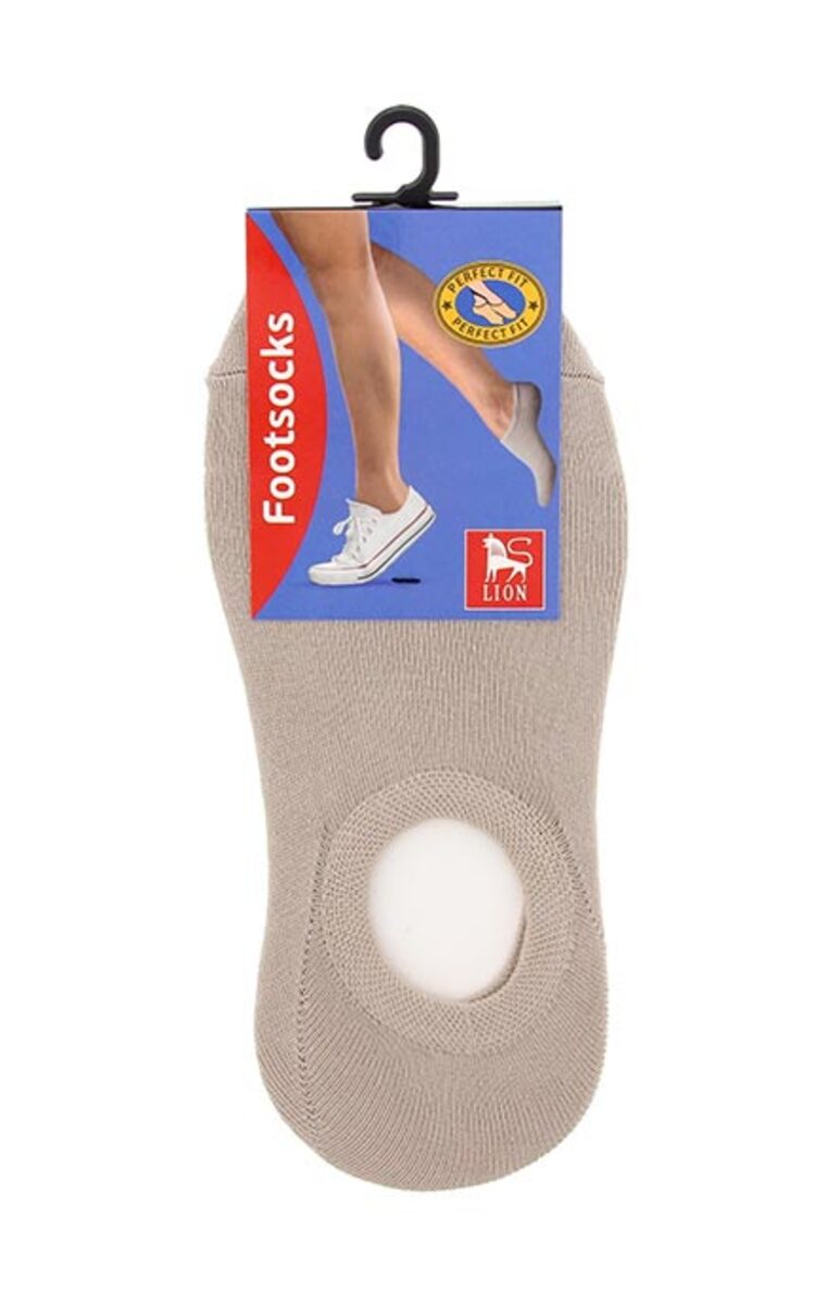 LION LION Женские следки 5087, 35-37 Beige Beige