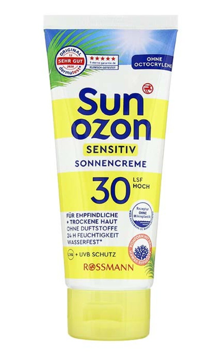 SUNOZON SUNOZON Sensitiv SPF30 солнцезащитный крем для сухой и чувствительной кожи, 100мл