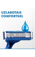 GILLETTE Blue3 vienreizējie vīriešu skuvekļi, 8gab.