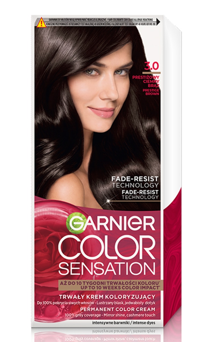 GARNIER SENSATION GARNIER COLOR SENSATION Краска для волос, 3.0 Prestige Brown 1 шт