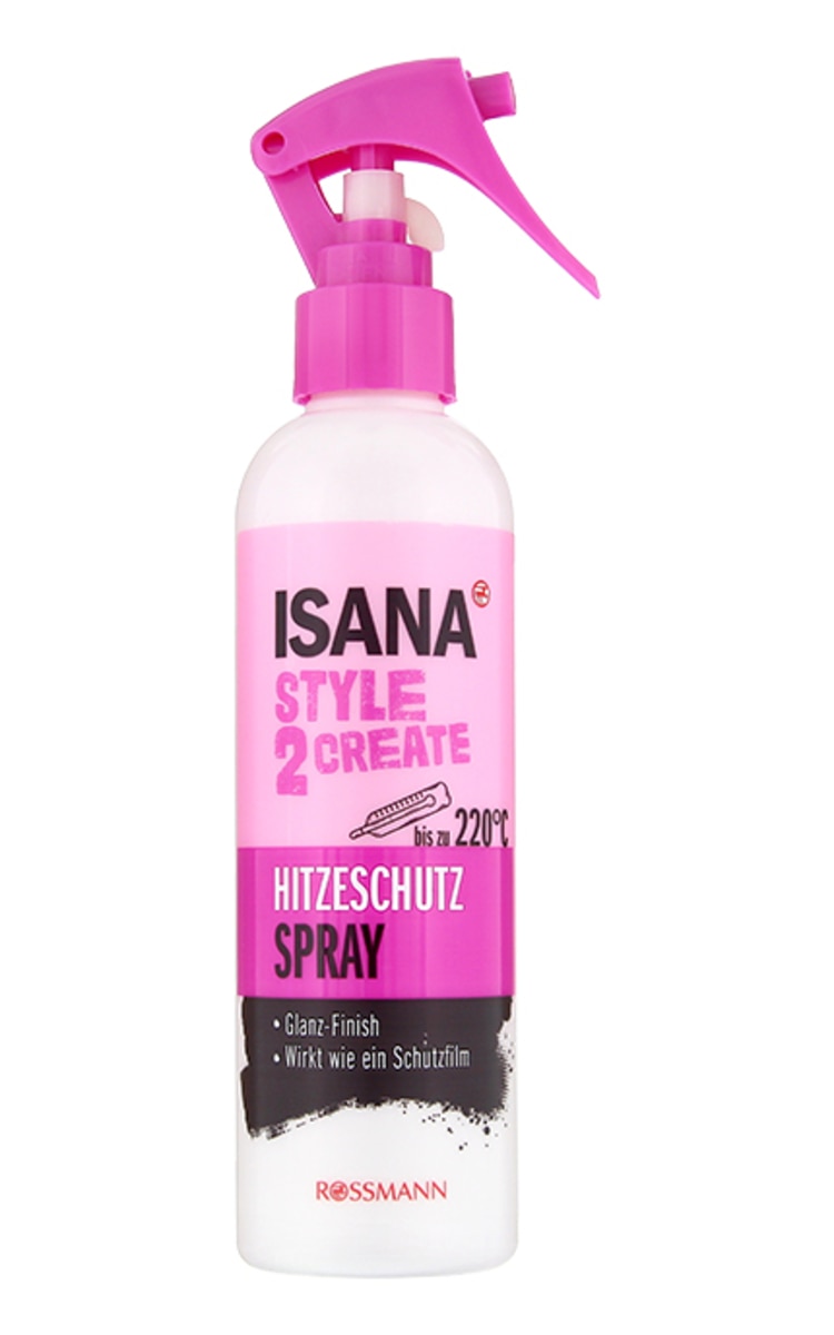 ISANA STYLE 2 CREATE ISANA Style2Create izsmidzināms līdzeklis matu aizsardzībai pret karstumu, 200ml 200 ml