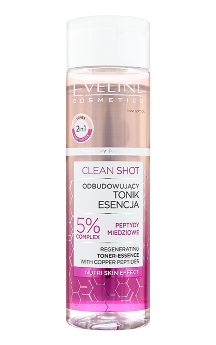 EVELINE EVELINE Clean Shot 5% Peptide Complex atjaunojošs toniks-esence, 200мл