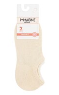 IMMAGINE Sieviešu pēdiņas 788, Nude, izmērs 36-38, 2 pāri