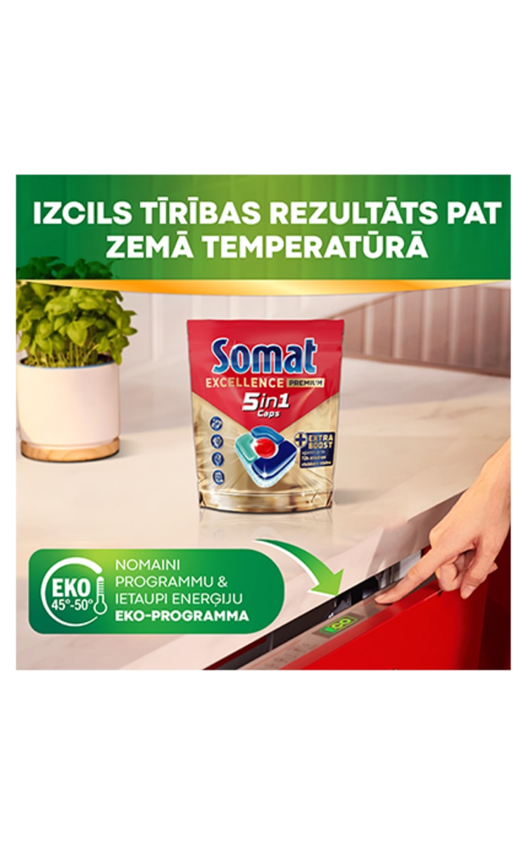 SOMAT Excellence Premium 5in1 таблетки для посудомоечной машины