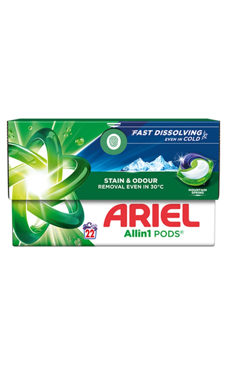ARIEL ARIEL Mountain Spring капсулы для стирки белья, 22шт.