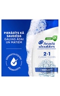 HEAD&SHOULDERS Classic Clean 2in1 šampūns pret blaugznām, 250ml