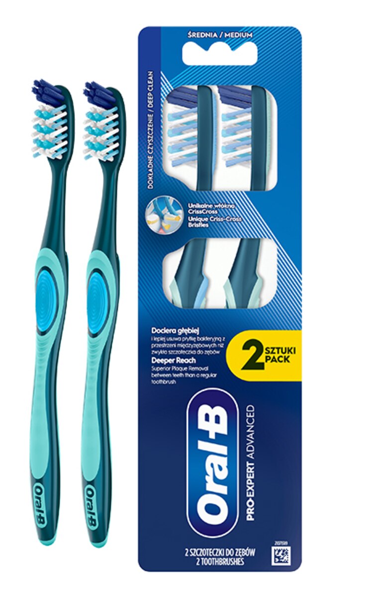 ORAL-B Pro-Expert Advanced zobu birste, 2gab. 590154 | Drogas LV