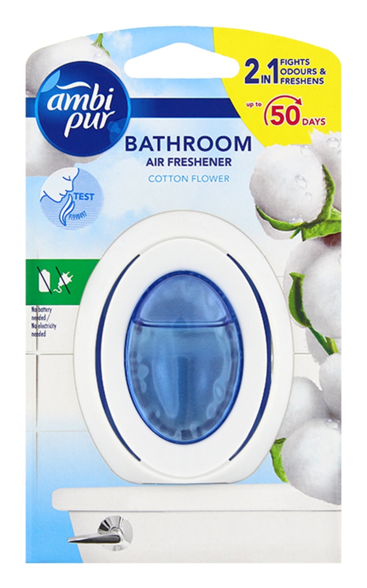 AMBI PUR Bathroom Cotton Flower gaisa atsvaidzinātājs, 7,5ml