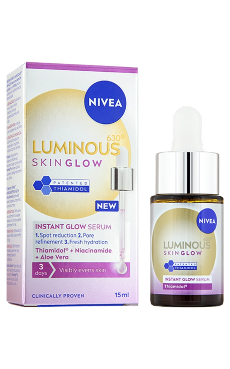 NIVEA VISAGE NIVEA Luminous630® Skin Glow mirdzumu piešķirošs serums, 15ml