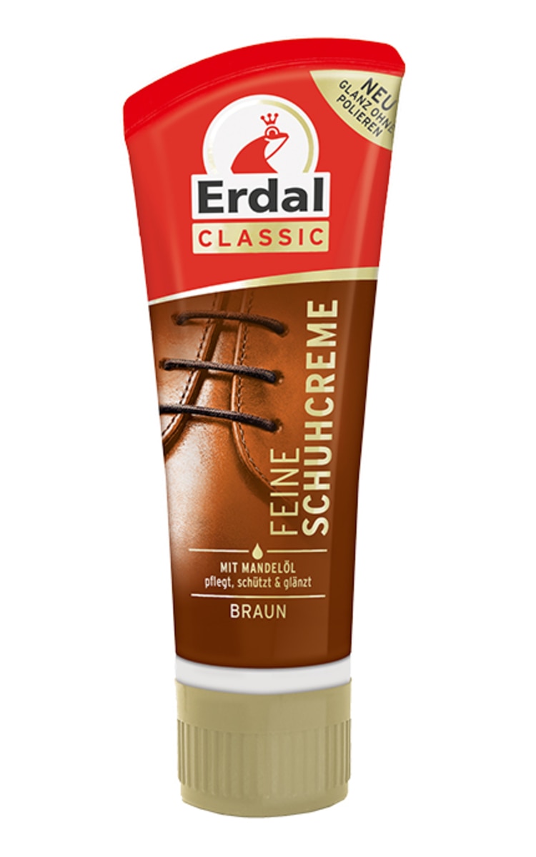 ERDAL ERDAL Brūns apavu krēms, 75ml