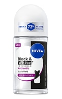  NIVEA undefined NIVEA Black & White Authentic antiperspirants rullītis sievietēm, 50ml 