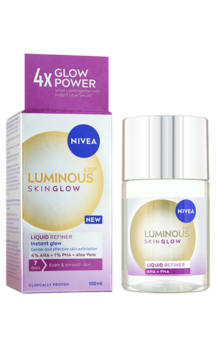 NIVEA VISAGE NIVEA Luminous630® Skin Glow nenoskalojams šķidrais ādas pīlings, 100ml