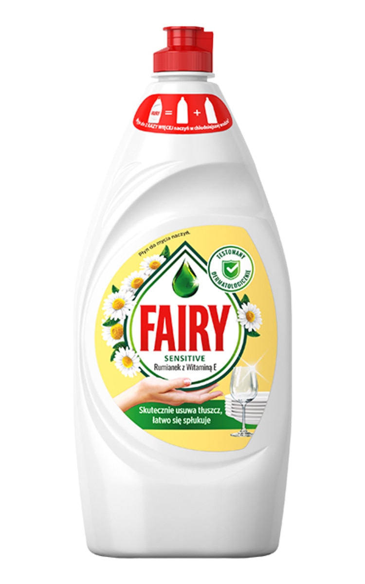 FAIRY FAIRY Sensitive Chamomile&Vitamine E средство для мытья посуды, 900мл 900 мл