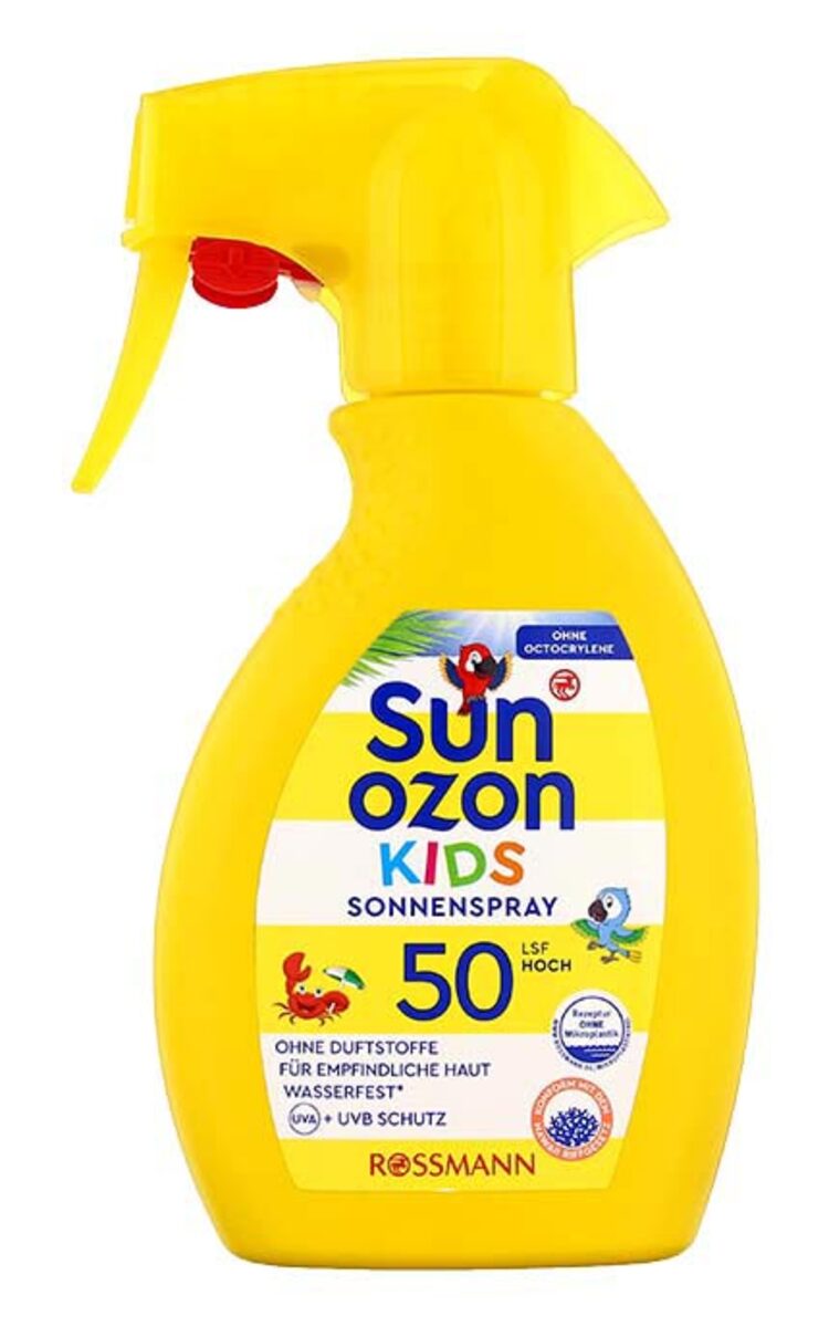 SUNOZON SUNOZON Kids SPF50 izsmidzināmais sauļošanās līdzeklis bērniem, 250ml