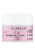 CLARESA Soft&Easy Builder Gel UV/LED гель для наращивания ногтей, Panna Cotta, 12г