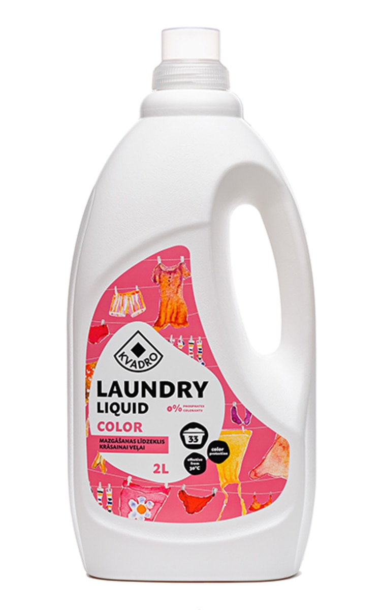 KVADRO KVADRO Laundry Liquid veļas mazgāšanas līdzeklis, Color, 2l