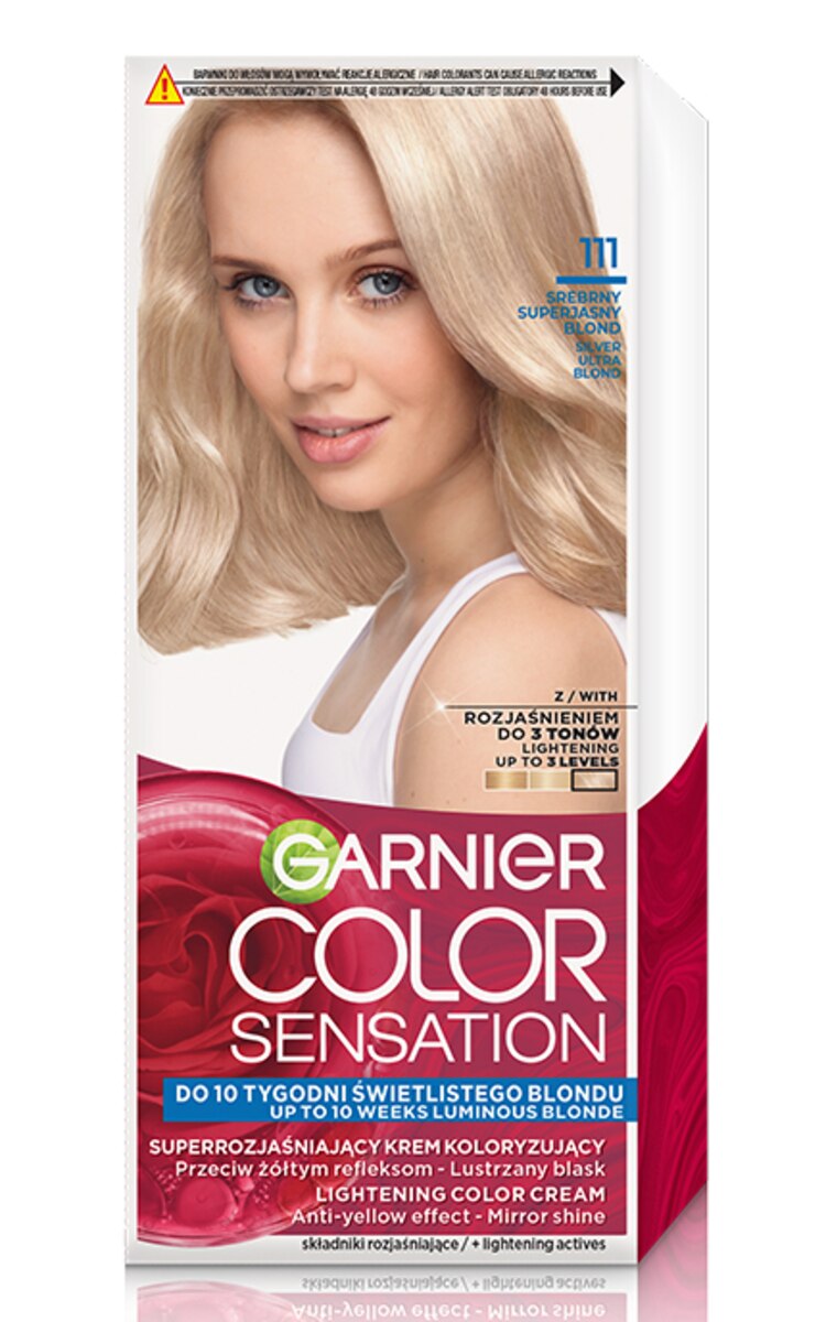 GARNIER SENSATION GARNIER COLOR SENSATION Краска для волос, 111 Silver Ultra Blond 1 шт