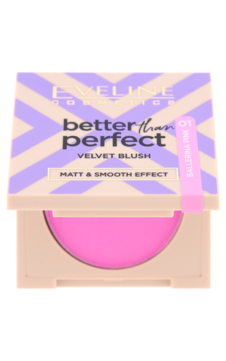 EVELINE EVELINE Better Than Perfect румяна, 01, 1шт. Ballerina Pink