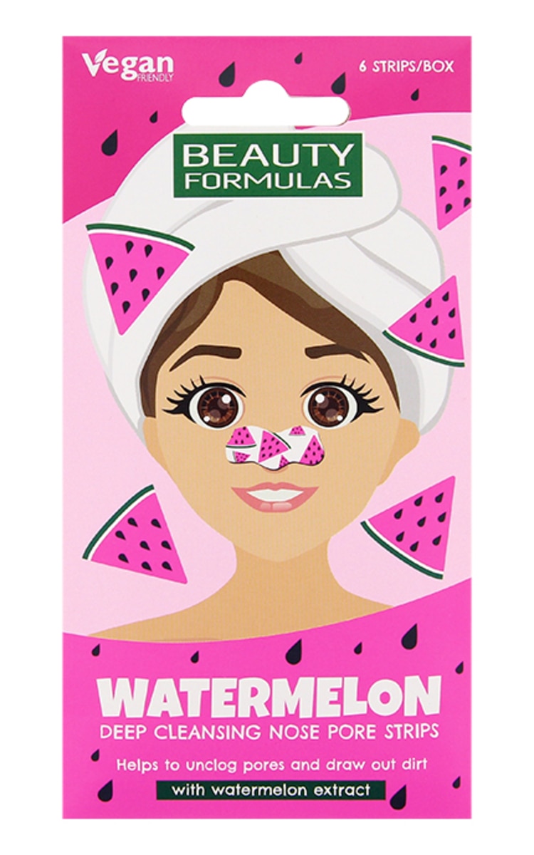 BEAUTY FORMULAS BEAUTY FORMULAS Watermelon пластыри для носа, 6шт.