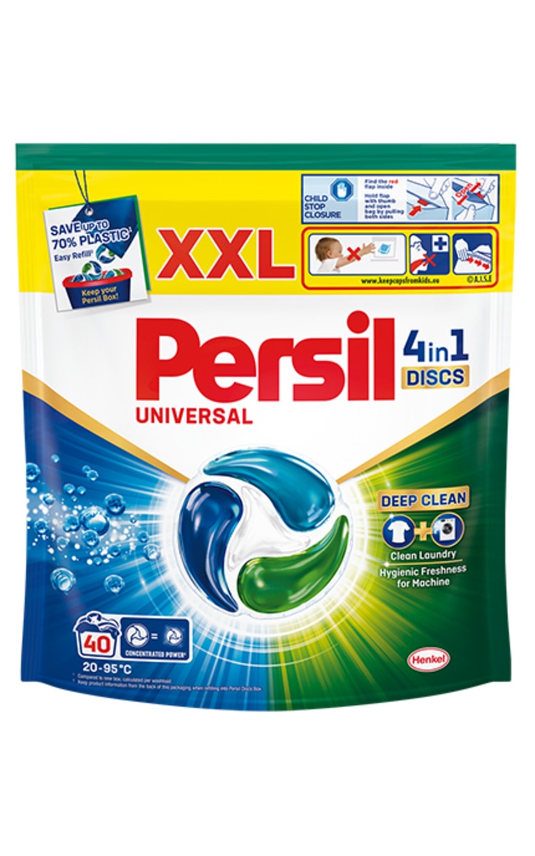 PERSIL PERSIL Color Discs 4in1 kapsulas veļas mazgāšanai, 40gab.