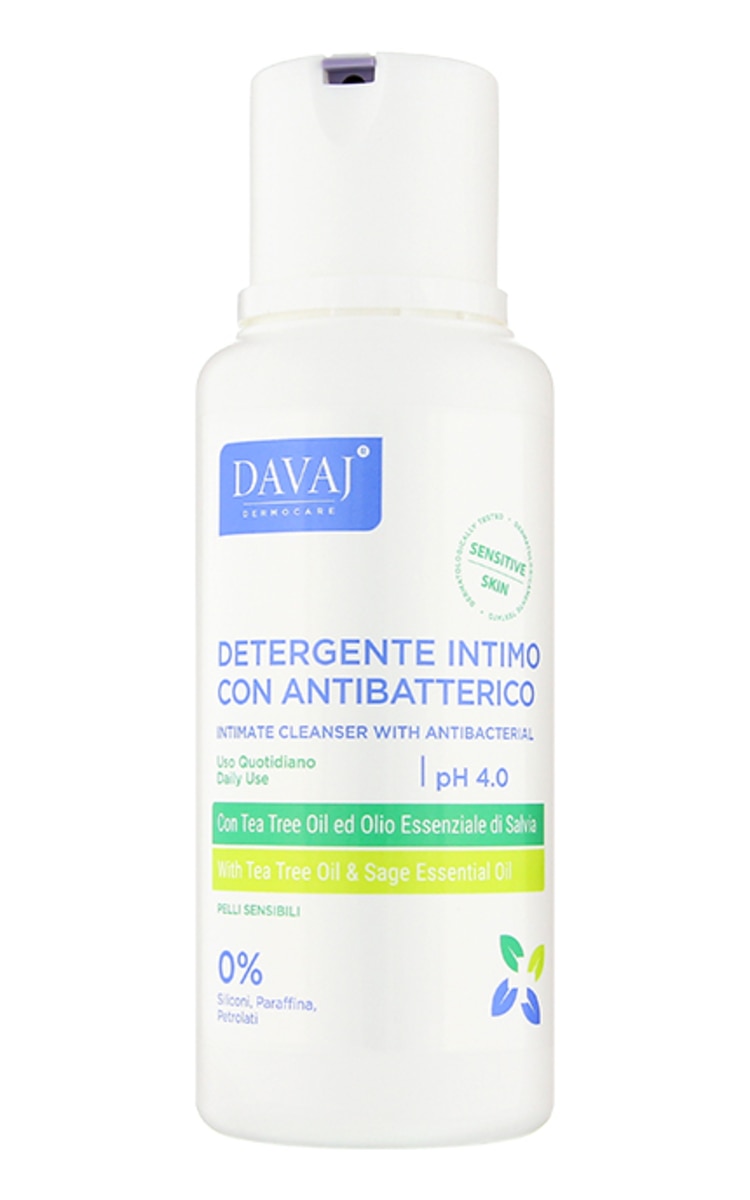 DAVAJ DAVAJ Šķidrās ziepes intīmai higiēnai, antibakteriālās, 250ml