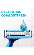 GILLETTE Blue3 Cool одноразовые мужские бритвенные станки, 8шт.