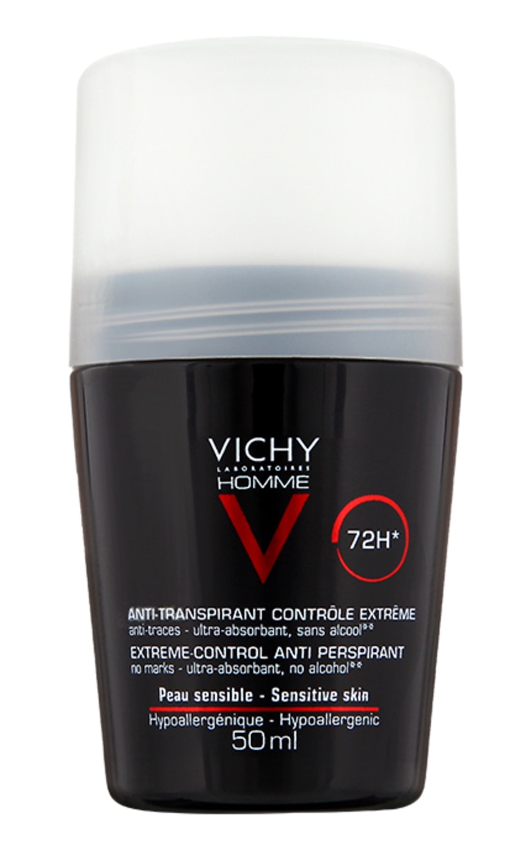 VICHY VICHY Homme Anti-Transpirant 72H rullīša dezodorants vīriešiem, 50ml