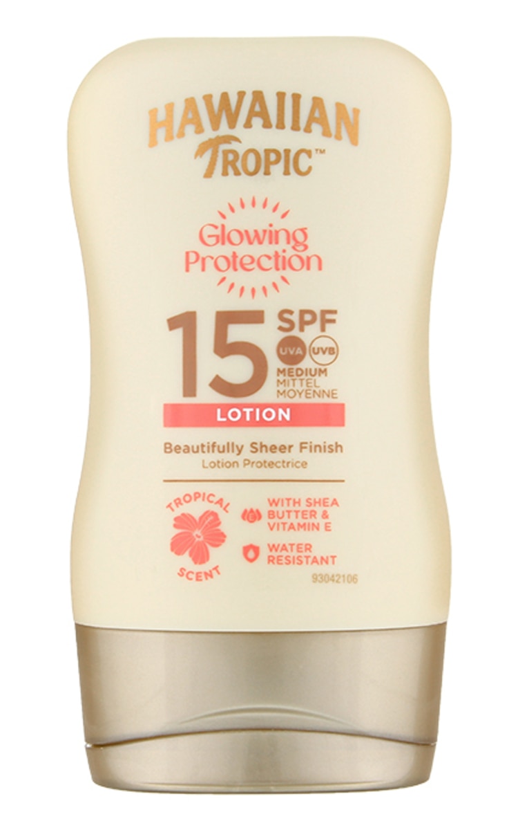 HAWAIIAN TROPIC Glowing Protection SPF15 sauļošanās losjons, 100ml