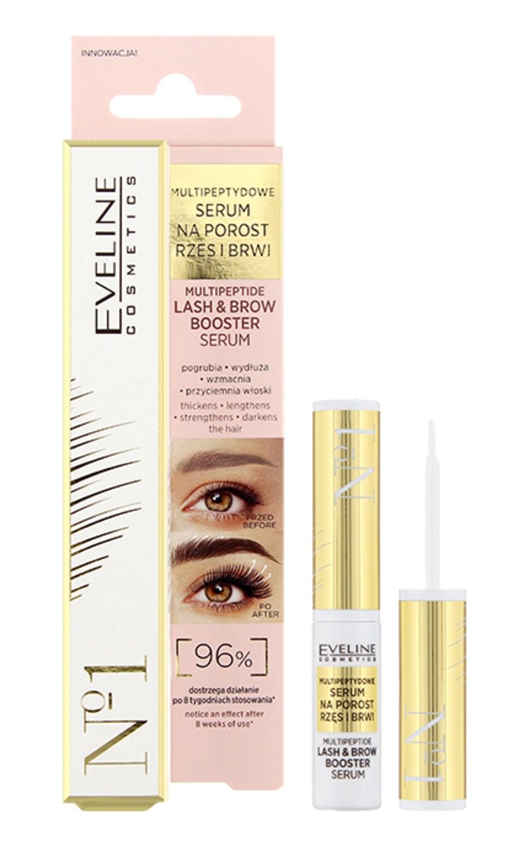 EVELINE EVELINE Multipeptide сыворотка для ресниц и бровей, 4мл