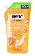 ISANA Milch&Honig šķidrās krēmziepes, rezerve, 1000ml ISANA undefined ISANA Milch&Honig šķidrās krēmziepes, rezerve, 1000ml