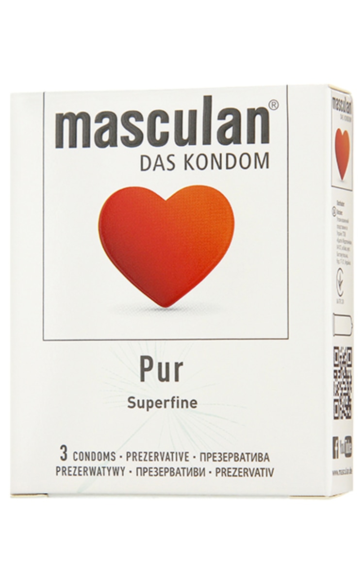 MASCULAN Pur презервативы, 3шт.